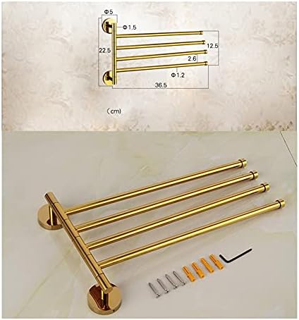 DCIUSTFHE Space-Saving Towel Rail Rack