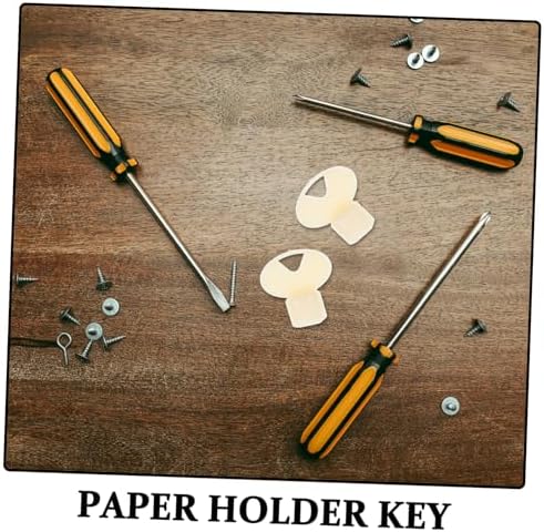 Efficient 3-Pack Plastic Key Replacement for Toilet or Tissue Holders