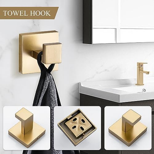 TURS 4-Piece Gold-plated Towel Bar Set