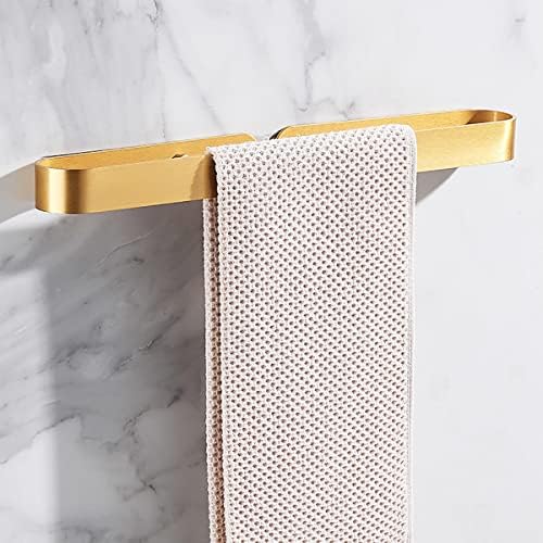 Towel Rail Gold Finish Easy Install Premium Bathroom Towel Bar