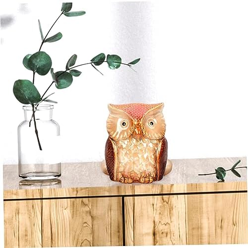 Ceramic Owl Toilet Paper Holder Teal