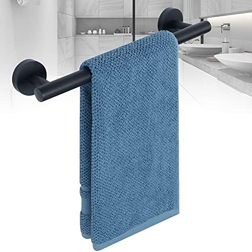 35cm Black Towel Rail