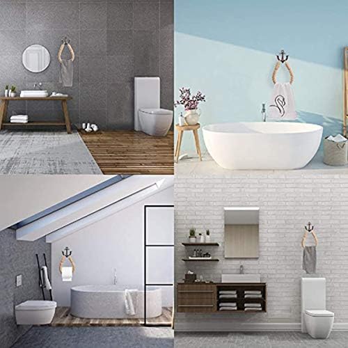 Elegant Rustic Nautical Wall-Mounted Toilet Paper Holder