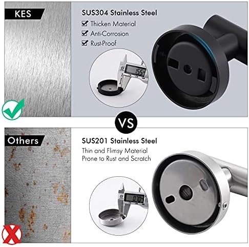 KES Modern Stainless Steel BathroomRobe Towel Hook Set