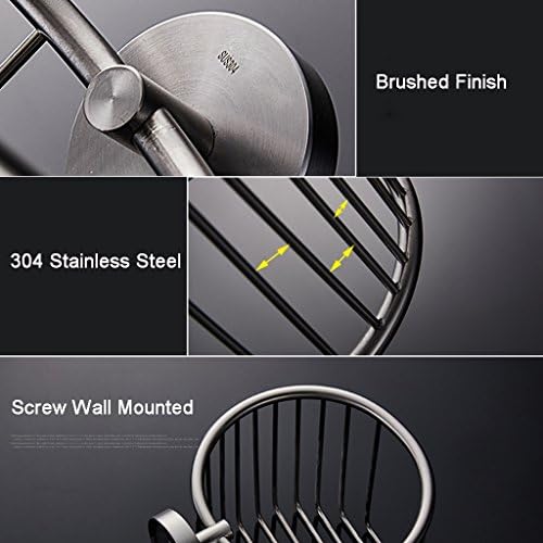 ZHEN GUO Spot-Resistant Stainless Steel Toilet Paper Organizer