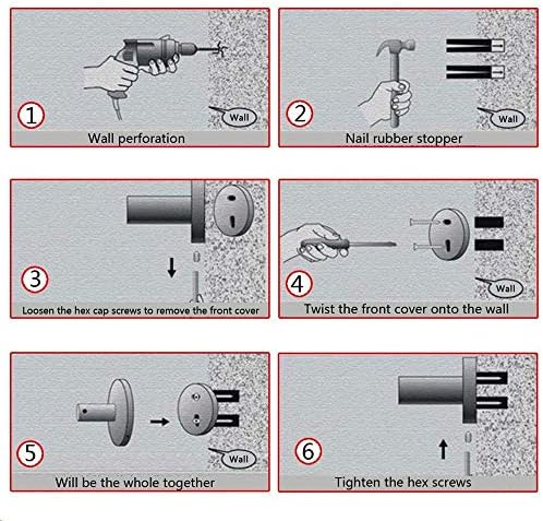 Sturdy Rust-Proof Towel Rail Easy Mount for Bathroom Kitchen