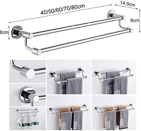 Sturdy Towel Bar Stainless Steel Bathroom Storage