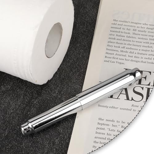 Stainless Steel Spring Roll Toilet Paper Holder for Home Bathroom Use
