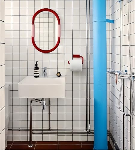 Modern Minimalist Red Toilet Paper Holder