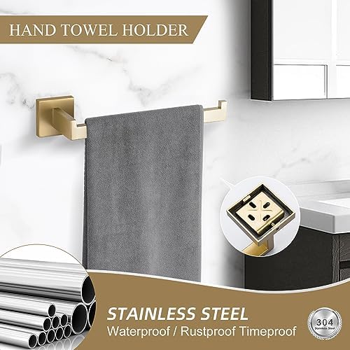 TURS 4-Piece Gold-plated Towel Bar Set