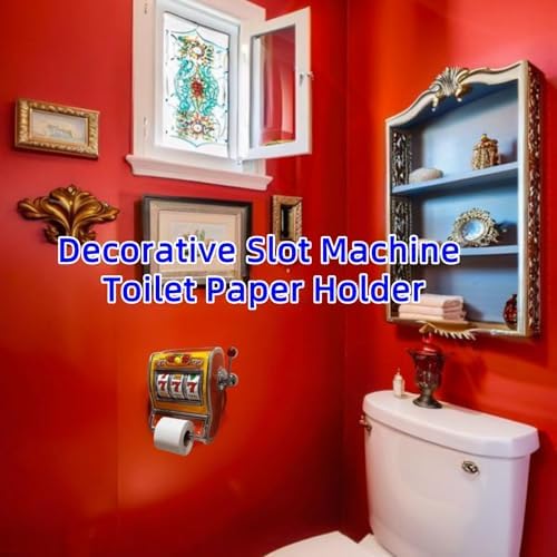 VegasMagic Slot Machine Toilet Roll Holder