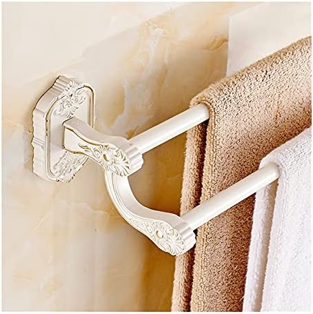 BK Collection Antique Brass Wall-Mounted Double Towel Rail
