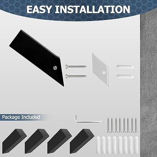 SturdyMatte Black Towel Robe Hooks for Bathroom