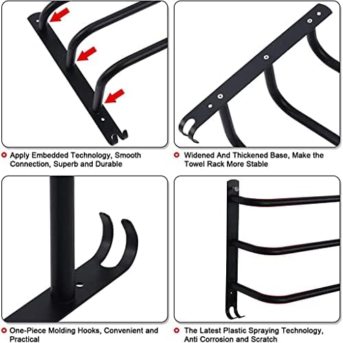 30Cm Wall Mounted Bathroom Towel Bar with 3 Tiers