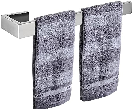 Lightgrey Stainless Steel Towel Rail for Bathroom Wall-Mounted Towel Bar