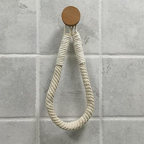 PiWine Red Nail-Free Wood Toilet Paper Holder
