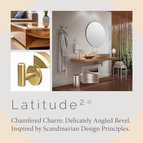 Gatco 4235 Latitude II Robe Hook Brushed Brass