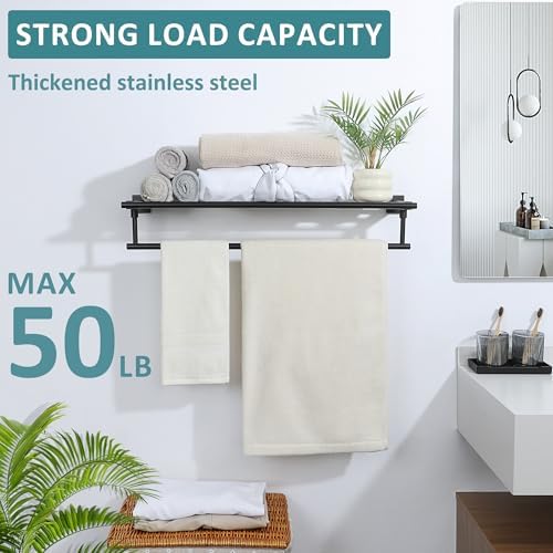 Alise 28-Inch Stainless Steel Towel Rack