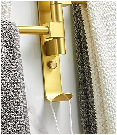 Towel Bar Aluminum Rack with Easy Mounting - Ideal for Bathroom Use