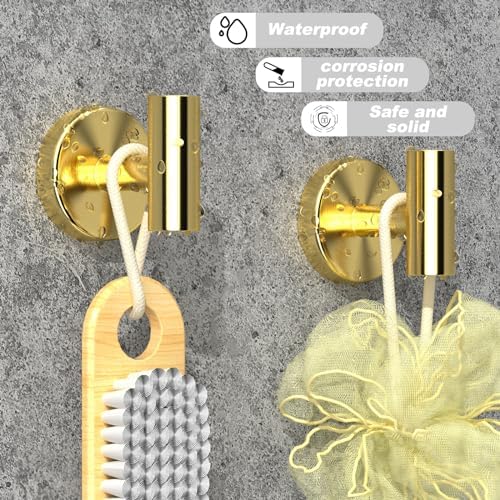 Stusgo Durable Gold Towels for bathroom use