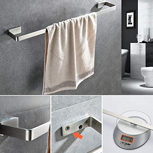 Space Saver Double Towel Bar - Thick Durable and Easy to Install