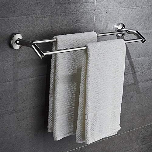 Towel Rack for Bathroom Kitchen Double Mounting Stainless Steel