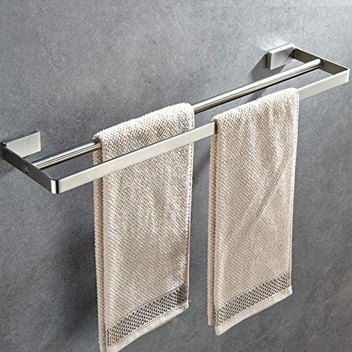 Space Saver Double Towel Bar - Thick Durable and Easy to Install