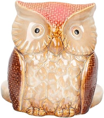 Ceramic Owl Toilet Paper Holder Teal
