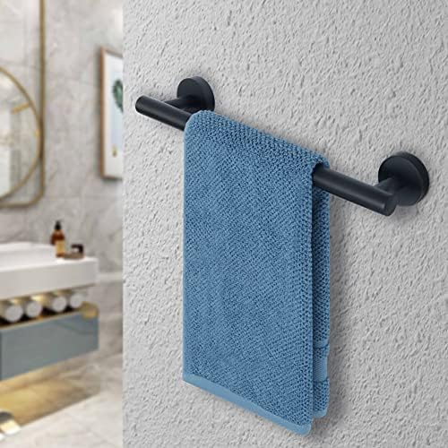 35cm Black Towel Rail