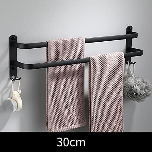Perfect Choice Black Towel Rail Wall-Mounted Hand Towel Hanger