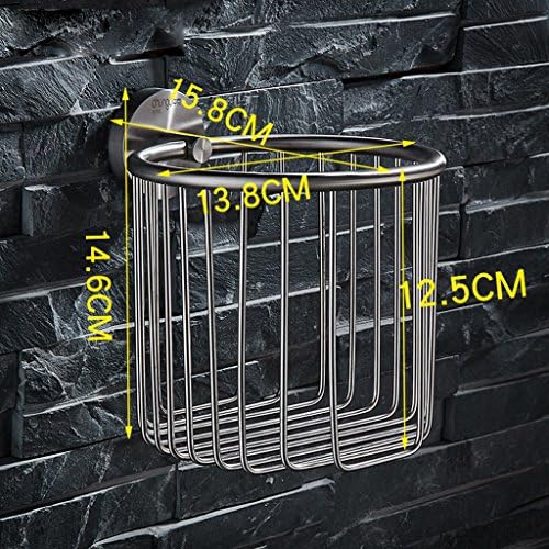 ZHEN GUO Spot-Resistant Stainless Steel Toilet Paper Organizer