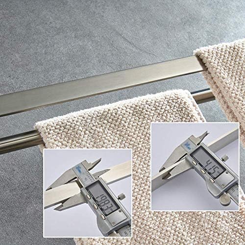 Space Saver Double Towel Bar - Thick Durable and Easy to Install
