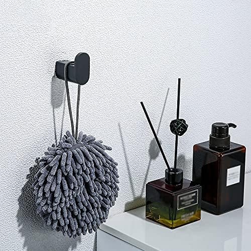 Black Waterproof Towel Rail Rack