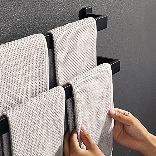 Black Towel Rail for Bathroom