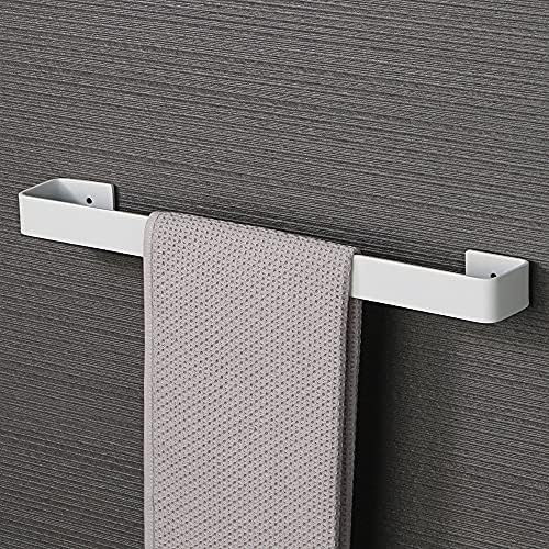 Towel Rail Wall-Mounted 40cm Stainless Steel Easy Install BlackWhite
